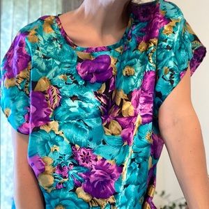 Vintage satin top